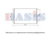 AKS DASIS 512087N Condenser, air conditioning